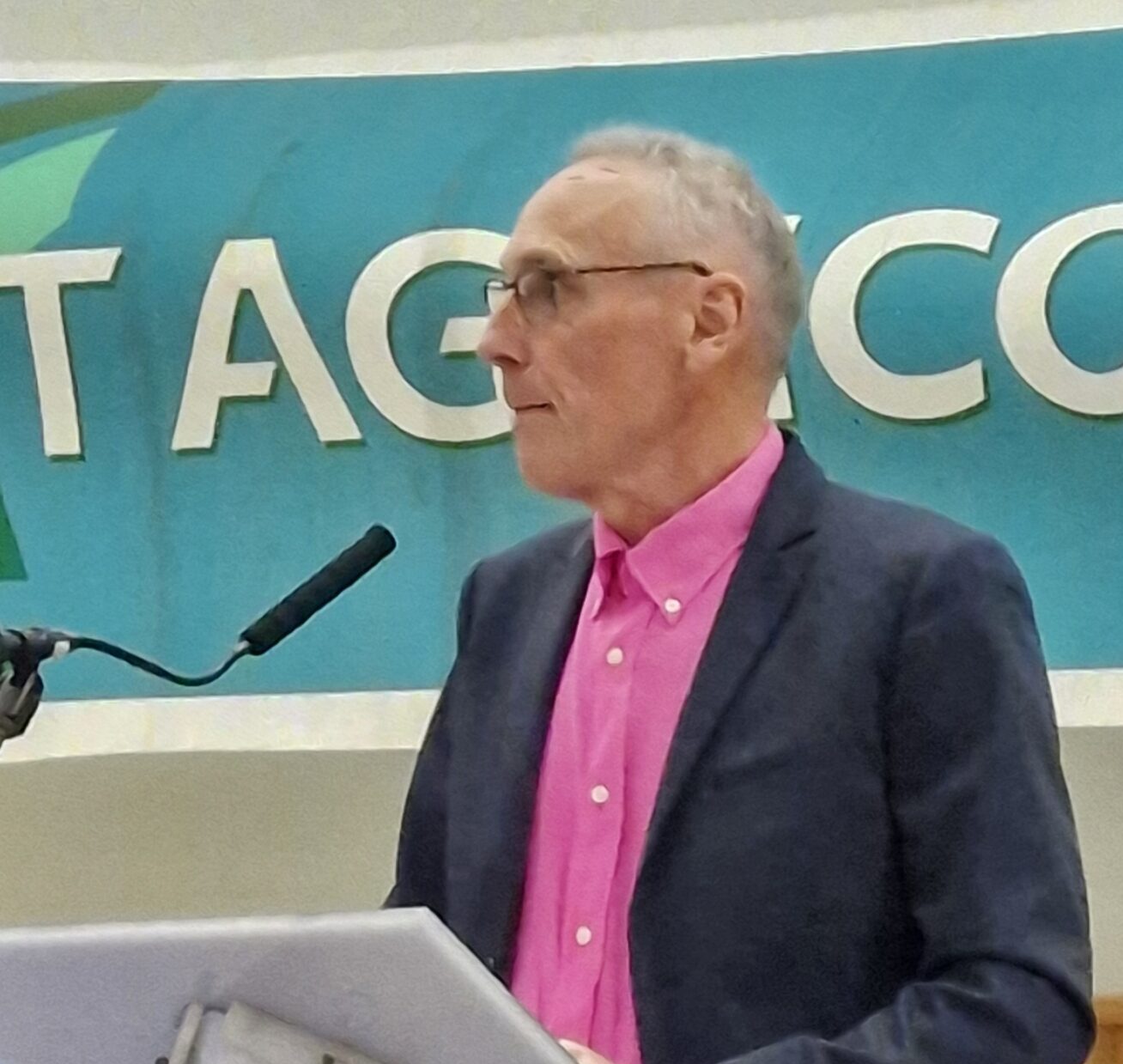 Le Président Denis Vincent lors de son rapport moral