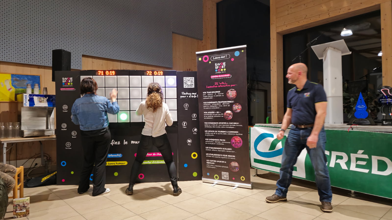 Animation, jeu de lumières en duel